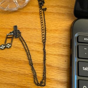 Friends Music Note Necklace